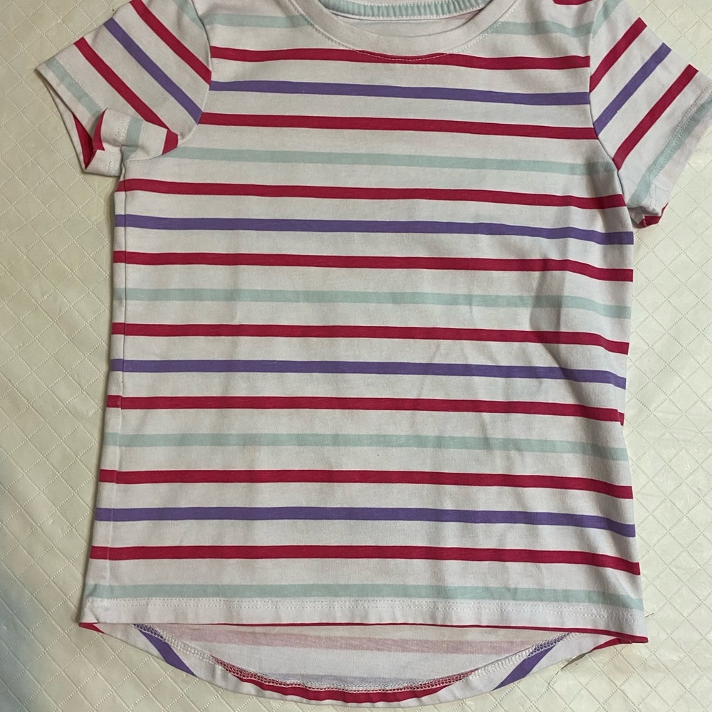 Colorful Striped Kids' T-Shirt